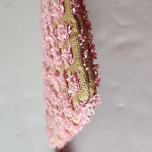 Karl Lagerfeld Paris straw spring clutch with tassels, like new. - Picture 12 of 16